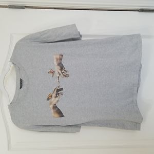 SHEIN Hand and Butterfly Print T-shirt